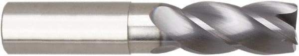 Niagara Cutter - 3/8", 4 Flute, Single End, Solid Carbide, 0.02" Corner Radius End Mill - 3" OAL, Right Hand Flute, 3/4" LOC, Right Hand Cut, 1-1/8" Extended Reach - Industrial Tool & Supply