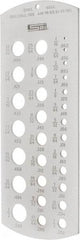 SPI - Drill Gages Minimum Hole Size (Inch): 1/16 Maximum Hole Size (Inch): 1/2 - Industrial Tool & Supply