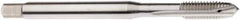 Seco - M5x0.80 Metric, 2 Flute, Bright Finish, Cobalt Spiral Point Tap - Plug Chamfer, Right Hand Thread, 70mm OAL, 0.5118" Thread Length, 6mm Shank Diam, 6H Class of Fit - Exact Industrial Supply