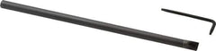 Hertel - 0.3" Min Bore Diam, 6" OAL, 1/4" Shank Diam, HBBF Indexable Boring Bar - 2-1/2" Max Bore Depth, TD.. Insert, Screw Holding Method - Industrial Tool & Supply