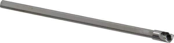 Hertel - 0.26" Min Bore Diam, 4" OAL, 3/16" Shank Diam, HBBG Indexable Boring Bar - 0.748" Max Bore Depth, WPGT Insert, Screw Holding Method - Industrial Tool & Supply