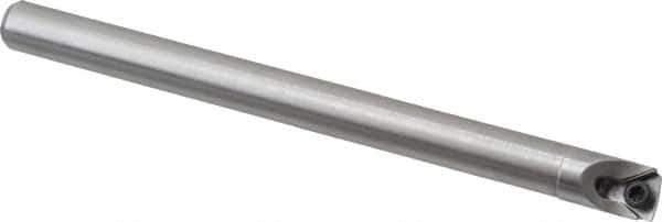 Hertel - 0.438" Min Bore Diam, 5" OAL, 3/8" Shank Diam, HBBQ Indexable Boring Bar - 1-1/2" Max Bore Depth, TPC.. Insert, Screw Holding Method - Industrial Tool & Supply