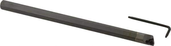 Hertel - 0.415" Min Bore Diam, 6" OAL, 3/8" Shank Diam, HBBQ Indexable Boring Bar - 3-3/4" Max Bore Depth, WPGT Insert, Screw Holding Method - Industrial Tool & Supply