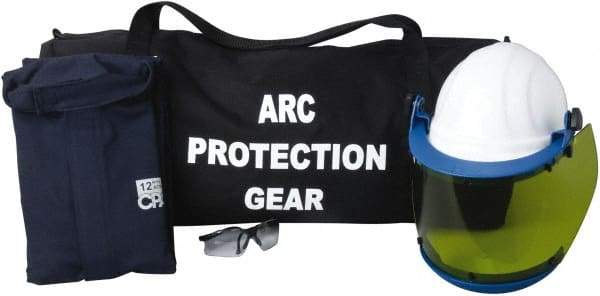 PRO-SAFE - Size M, 2 HRC, Arc Flash Clothing Kit - 12 cal per Sq cm, Hard Cap Protection - Industrial Tool & Supply