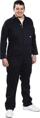 PRO-SAFE - Size M, Navy Blue, Zipper, Arc Flash Coverall - 32 to 34" Chest, Indura Ultra Soft, Cotton, Nylon, 6 Pockets - Industrial Tool & Supply
