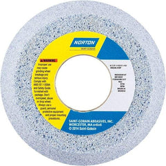 Norton - 4" Diam x 1-1/4" Hole x 1-1/2" Thick, I Hardness, 46 Grit Surface Grinding Wheel - Ceramic, Type 11, Coarse Grade, 5,730 Max RPM - Industrial Tool & Supply