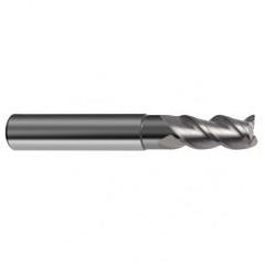 3/4" Dia. - 4" OAL - 3 FL Variable Helix Bright Carbide End Mill - Industrial Tool & Supply
