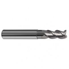 1/8" Dia. - 2" OAL - 3 FL Variable Helix Bright Carbide End Mill - Industrial Tool & Supply