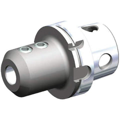 Kennametal - KM4X100 Modular Connection 6mm Hole End Mill Holder/Adapter - 24.5mm Nose Diam, 80mm Projection, Through-Spindle Coolant - Exact Industrial Supply