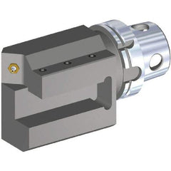 Kennametal - Left Hand Cut, Size KM4X100, Modular Turning & Profiling Cutting Unit Head - 180mm Head Length, Through Coolant - Industrial Tool & Supply