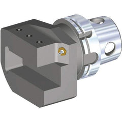 Kennametal - Left Hand Cut, Size KM4X100, Modular Turning & Profiling Cutting Unit Head - 108mm Head Length, Through Coolant - Industrial Tool & Supply