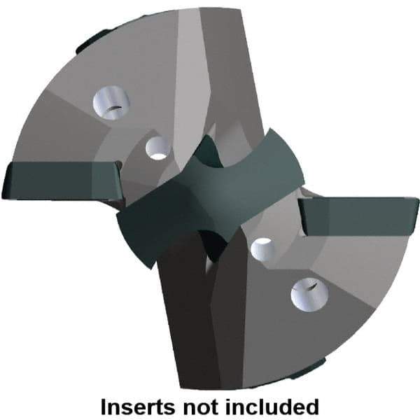 Kennametal - Series KSEM Plus, Head Connection FDS50, 50mm Max Diam Pilot Insert Drill Head - 23mm Pilot Drill Diam, 35mm Head Length - Industrial Tool & Supply