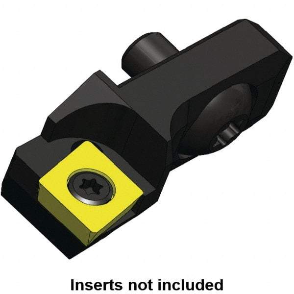 Kennametal - Series Romicron, Right Hand Cut, Boring Cartridge - 8.21mm Back of Bar to Cutting Edge, CP.. 0602.., CP.. 215.. Insert, 23.6mm OAL, 0° Lead Angle - Industrial Tool & Supply