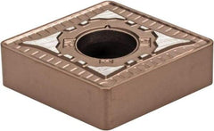 Kennametal - CNMG643 RN Grade KCP10B Carbide Turning Insert - TiCN/Al2O3/TiOCN Finish, 80° Diamond, 3/4" Inscr Circle, 1/4" Thick, 3/64" Corner Radius - Industrial Tool & Supply