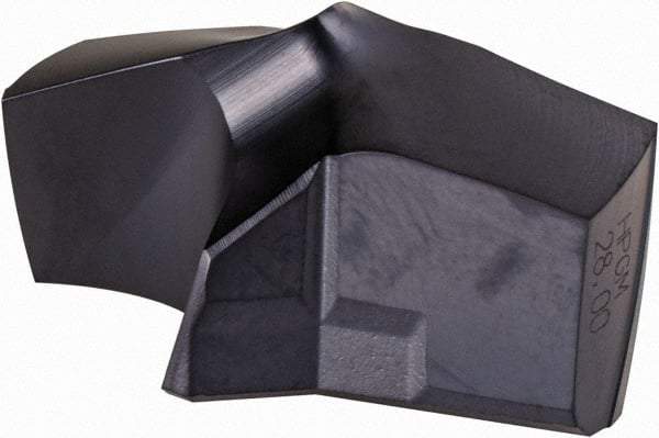 Kennametal - Series KSEM Plus, 28mm Diam Grade KCPM45 140° Replaceable Drill Tip - Carbide, TiAlN Finish, 6 Seat Size - Industrial Tool & Supply