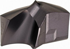 Kennametal - Series KSEM Plus, 25.6mm Diam Grade KCPM45 140° Replaceable Drill Tip - Carbide, TiAlN Finish, 5 Seat Size - Industrial Tool & Supply