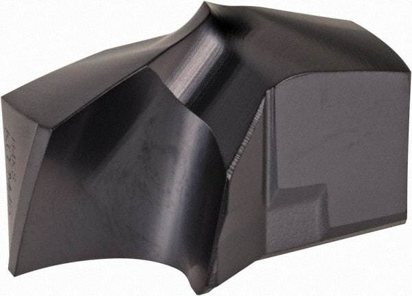 Kennametal - Series KSEM Plus, 25mm Diam Grade KCPM45 140° Replaceable Drill Tip - Carbide, TiAlN Finish, 5 Seat Size - Industrial Tool & Supply