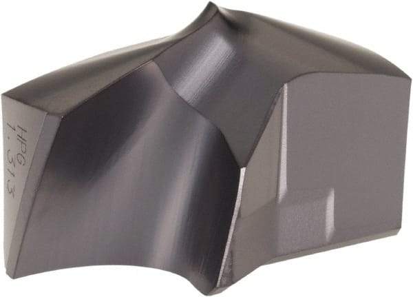 Kennametal - Series KSEM Plus, 1-5/16" Diam Grade KCPM45 140° Replaceable Drill Tip - Carbide, TiAlN Finish, 9 Seat Size - Industrial Tool & Supply