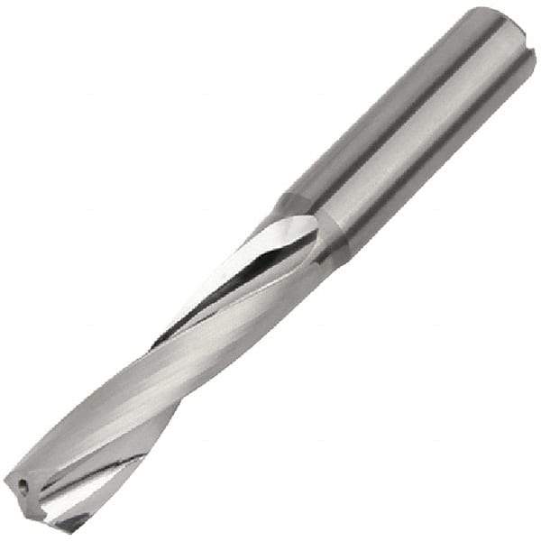 Kennametal - 4.83mm 155° Solid Carbide Jobber Drill - Bright Finish, Right Hand Cut, Spiral Flute, Straight Shank, 66mm OAL, Standard Point - Industrial Tool & Supply