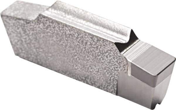 Seco - 160604LCGN LF Grade CBN010, 6mm Cutting Width PCBN Grooving Insert - 3.2mm Max Depth of Cut, Neutral, 0.4mm Corner Radius, Uncoated - Industrial Tool & Supply