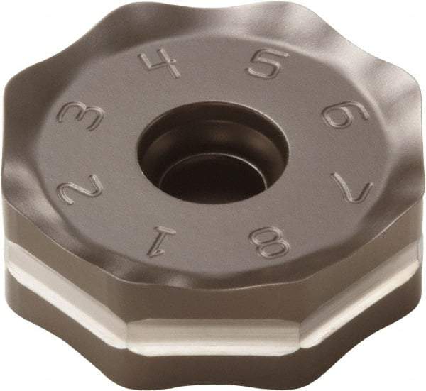 Seco - ONMU090520 M12 Grade MS2500 Carbide Milling Insert - TiCN/Al2O3 Finish, 0.228" Thick, 0.472" Inscribed Circle - Industrial Tool & Supply