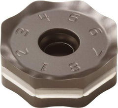 Seco - ONMU090520 M12 Grade MS2500 Carbide Milling Insert - TiCN/Al2O3 Finish, 0.228" Thick, 0.472" Inscribed Circle - Industrial Tool & Supply