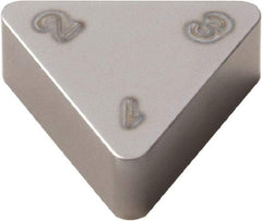 Seco - TNGX222 WZ Grade CBN010 CBN Turning Insert - 60° Triangle, 1/4" Inscr Circle, 1/8" Thick, 1/32" Corner Radius - Industrial Tool & Supply
