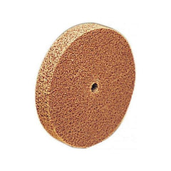3M - 1" Diam, 0.12" Face Width, 0.06" Center Hole, Medium Grade, Aluminum Oxide Deburring Wheel - Unitized, Hard Density 7 Grade - Industrial Tool & Supply