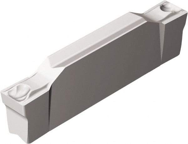 Sandvik Coromant - EN123 GF Grade 525, 2mm Cutting Width Cermet Grooving Insert - 19.2mm Max Depth of Cut, Neutral, 0.2mm Corner Radius, Uncoated - Industrial Tool & Supply