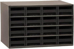 Akro-Mils - 16 Drawer, Small Parts Cabinet - 11" Deep x 17" Wide x 11" High - Industrial Tool & Supply