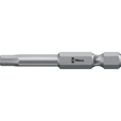 Wera - 3/64" Hex Screwdriver Bit - 1/4" Drive, 50mm OAL - Industrial Tool & Supply