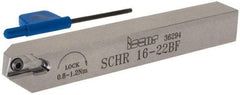 Iscar - SCH, External, Right Hand, 0.315" Max Depth of Cut, 0.02 to 0.098" Groove Width, Indexable Grooving Tool Holder - SCIR 22 Insert Compatibility, 0.63" Shank Height, 0.63" Shank Width, 4.921" OAL - Industrial Tool & Supply