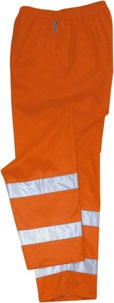 Ergodyne - Size L, Orange, Rain Pants - 1 Pocket - Industrial Tool & Supply