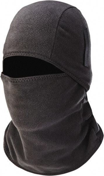 Ergodyne - Black, Underneath Hard Hat Winter Liner - Regular Length, 1 Layer - Industrial Tool & Supply