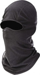 Ergodyne - Black, Underneath Hard Hat Winter Liner - Regular Length, 1 Layer - Industrial Tool & Supply