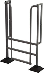 TRI-ARC - 72" 3 Step Configurable Rooftop Ladder - 90° Incline, 500 Lb Capacity, 30" Platform Height, 52-1/4" Base Width x 26" Base Depth, Perforated Tread - Industrial Tool & Supply