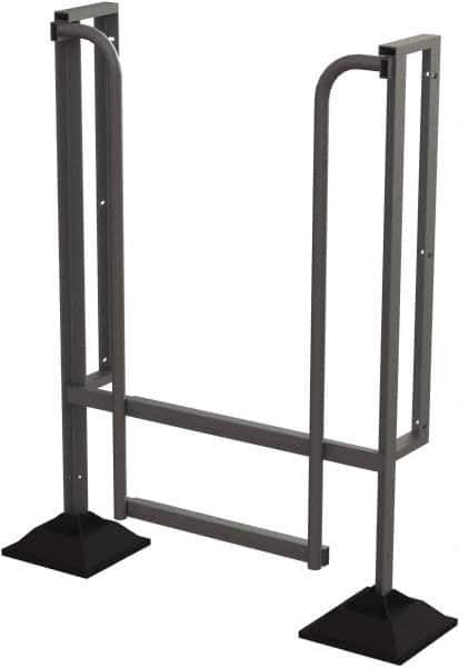 TRI-ARC - 62" 2 Step Configurable Rooftop Ladder - 90° Incline, 500 Lb Capacity, 20" Platform Height, 52-1/4" Base Width x 26" Base Depth, Perforated Tread - Industrial Tool & Supply