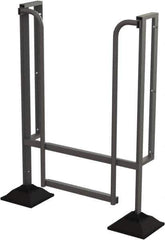 TRI-ARC - 62" 2 Step Configurable Rooftop Ladder - 90° Incline, 500 Lb Capacity, 20" Platform Height, 52-1/4" Base Width x 26" Base Depth, Perforated Tread - Industrial Tool & Supply