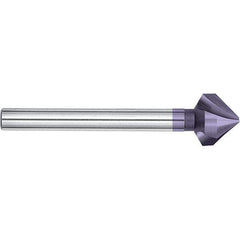 Magafor - 8.3mm Head Diam, 5/16" Shank Diam, 90° Cobalt Countersink - 3-3/8" OAL, Single End, Straight Shank, Right Hand Cut - Industrial Tool & Supply