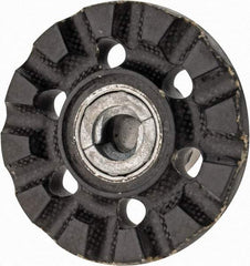 3M - 2" Diam Disc Backing Pad - 1/4" Shank Diam, Hard Density, 20,000 RPM, Roloc TS Compatible - Industrial Tool & Supply