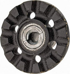 3M - 2" Diam Disc Backing Pad - 1/4" Shank Diam, Medium Density, 20,000 RPM, Roloc TR Compatible - Industrial Tool & Supply