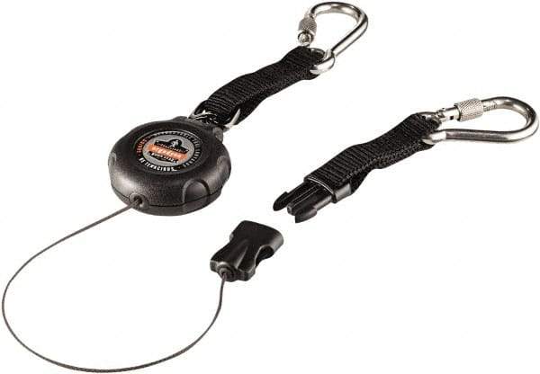 Ergodyne - Fall Protection Lanyard - Black - Industrial Tool & Supply