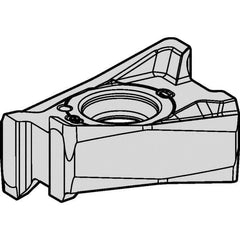 Kennametal - LNGU543 GEM Grade KCPM40 Carbide Milling Insert - TiAlN/AlCrN Finish, 7mm Thick, 3/64" Corner Radius - Industrial Tool & Supply