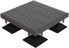 TRI-ARC - 16" Walking Platform - Adjustable Height, 500 Lb Capacity, 16" Platform Height, 36" Base Width x 36" Base Depth, Serrated - Industrial Tool & Supply