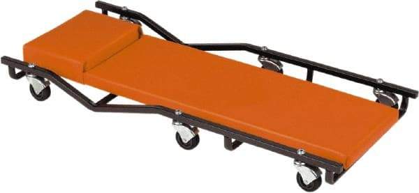 Whiteside - 570 Lb Capacity, 6 Wheel Creeper - Steel, 40" Long x 3-3/4" High x 17" Wide - Industrial Tool & Supply