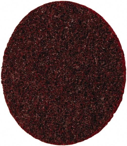 3M - 5" Diam, Aluminum Oxide Hook & Loop Disc - Medium Grade, Nonwoven, - Industrial Tool & Supply