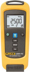 Fluke - FLK-A3001 FC, CAT IV, CAT III, Digital True RMS Wireless Clamp Meter with 10" Flex Jaws - 2500 AC Amps, Measures Current - Industrial Tool & Supply