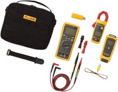Fluke - 7 Piece, FC Series Wireless Multimeter Kit - 1,000 Volt Max, LCD Display - Industrial Tool & Supply