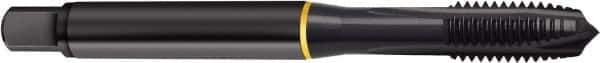 Guhring - #3-48 UNC, Oxide Finish, Cobalt Spiral Point Tap - Plug Chamfer, Right Hand Thread, 1.811" OAL, 1/2" Thread Length, 0.141" Shank Diam, 2B/3B Class of Fit, Series 4402 - Exact Industrial Supply