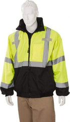 OccuNomix - Size 4XL Cold Weather & High Visibility Jacket - High Visbility Yellow, Polyester, Zipper Closure - Industrial Tool & Supply